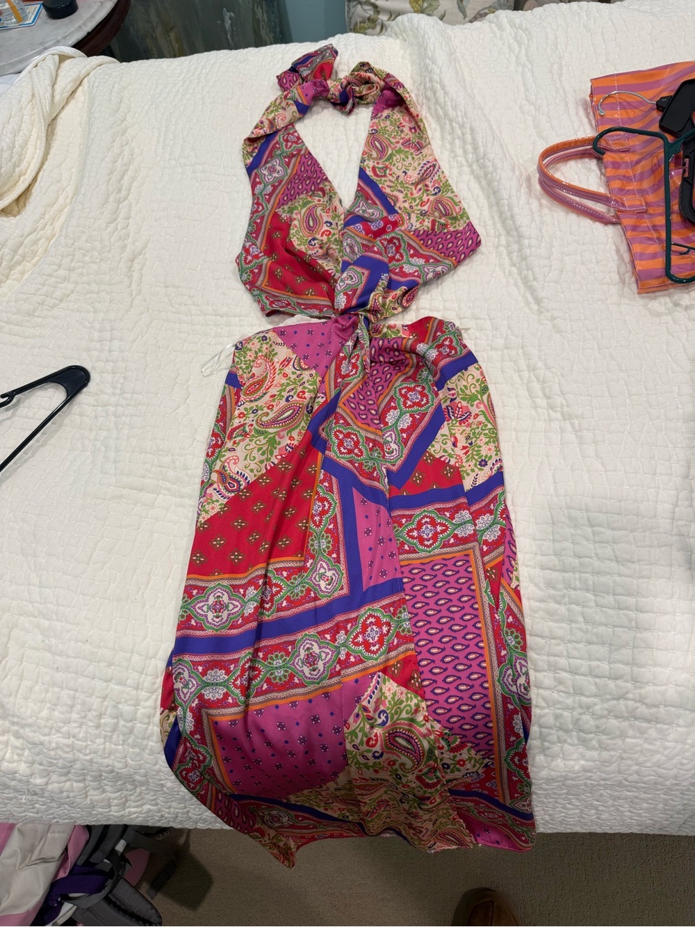 Zara patchwork dress